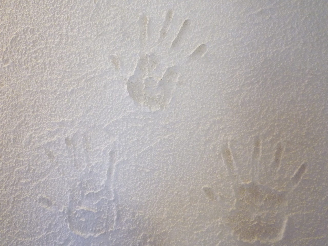 塗壁　ご家族手形　