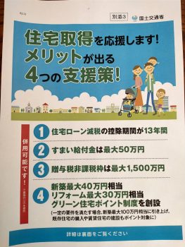 住宅取得4つメリット